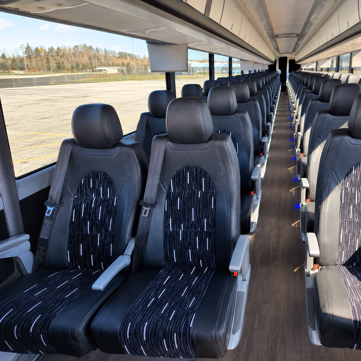hemet charter bus interior