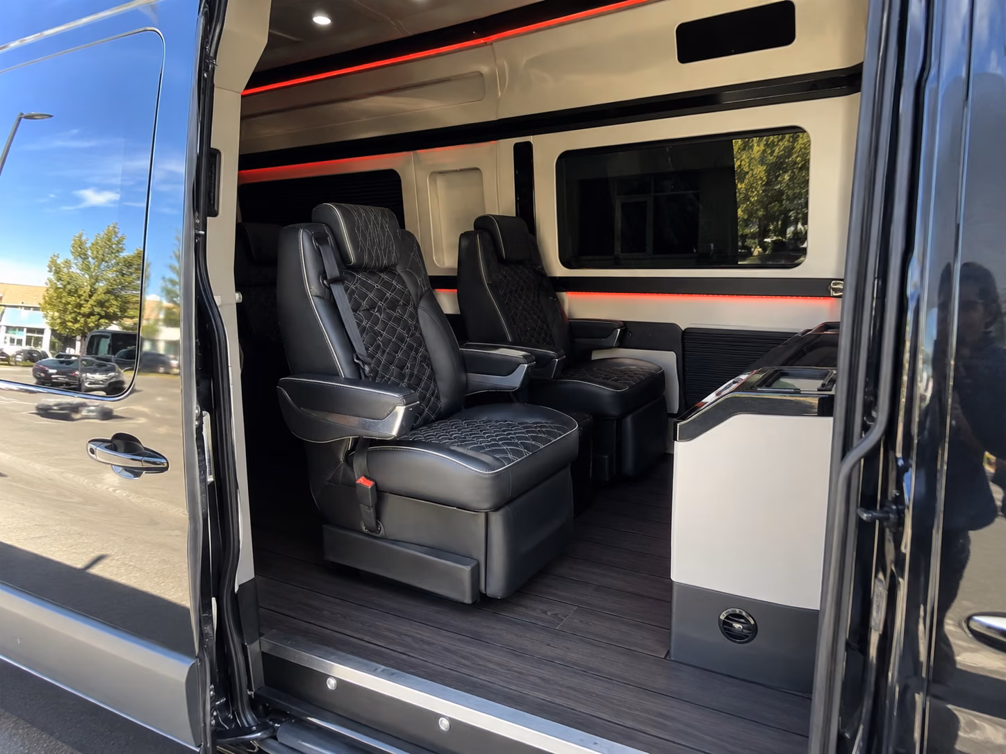 hemet corporate event transportation onboard seating