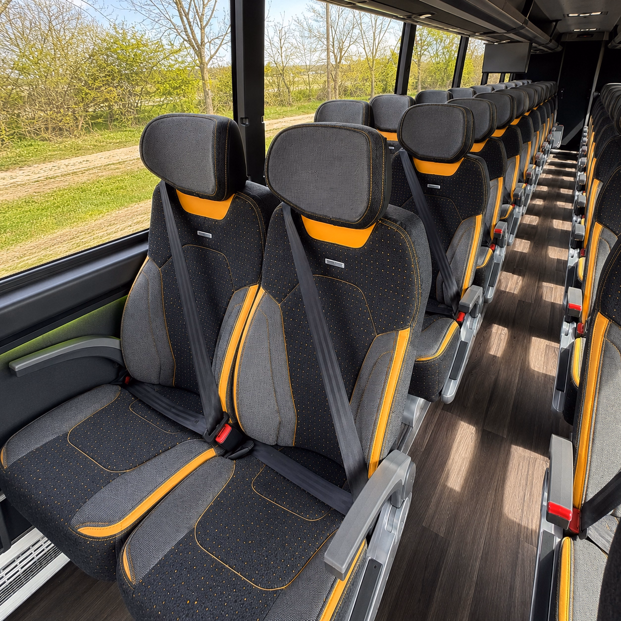 riverside charter bus interior gallery