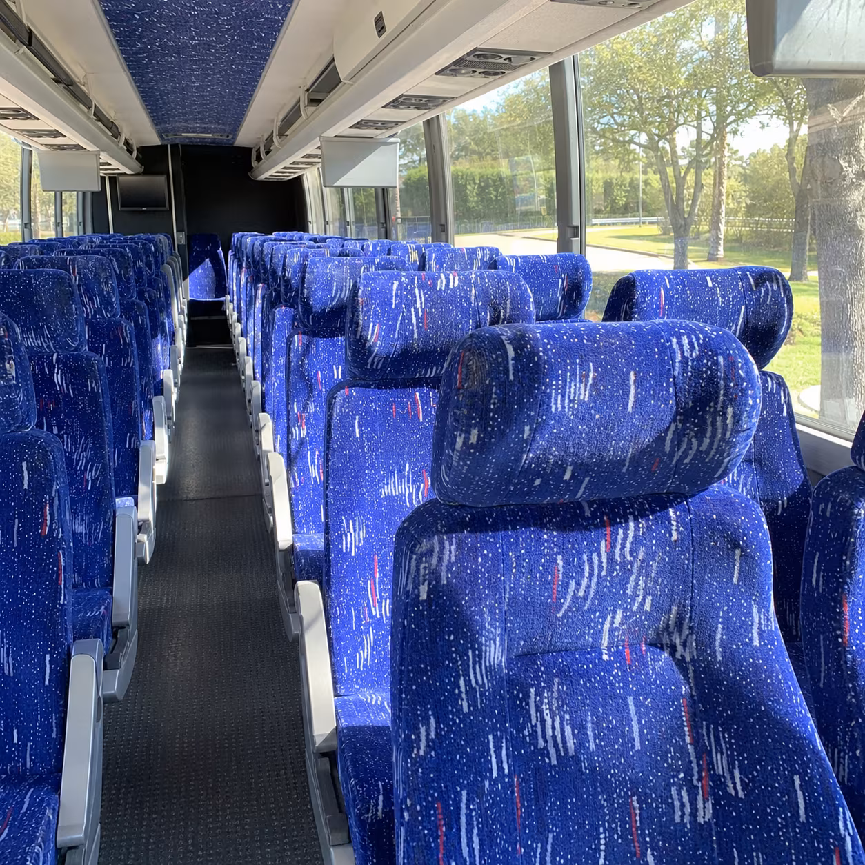 riverside charter bus rental inside