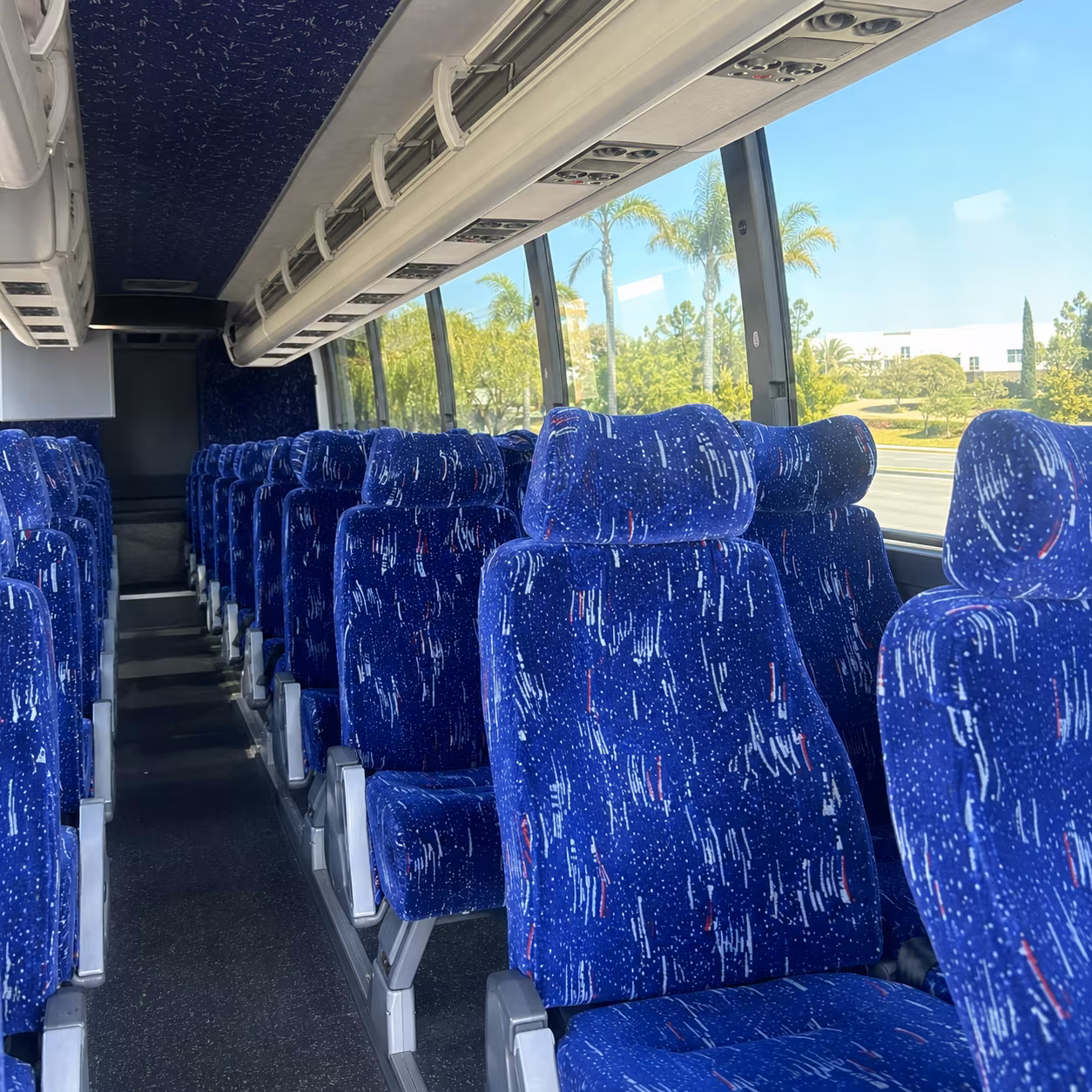 temecula charter bus rental interior